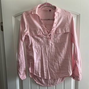 Pink long sleeve top